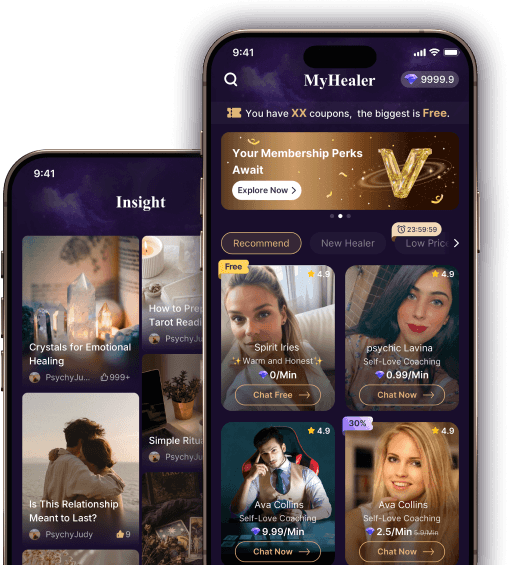 MyHealer app on mobile phones
